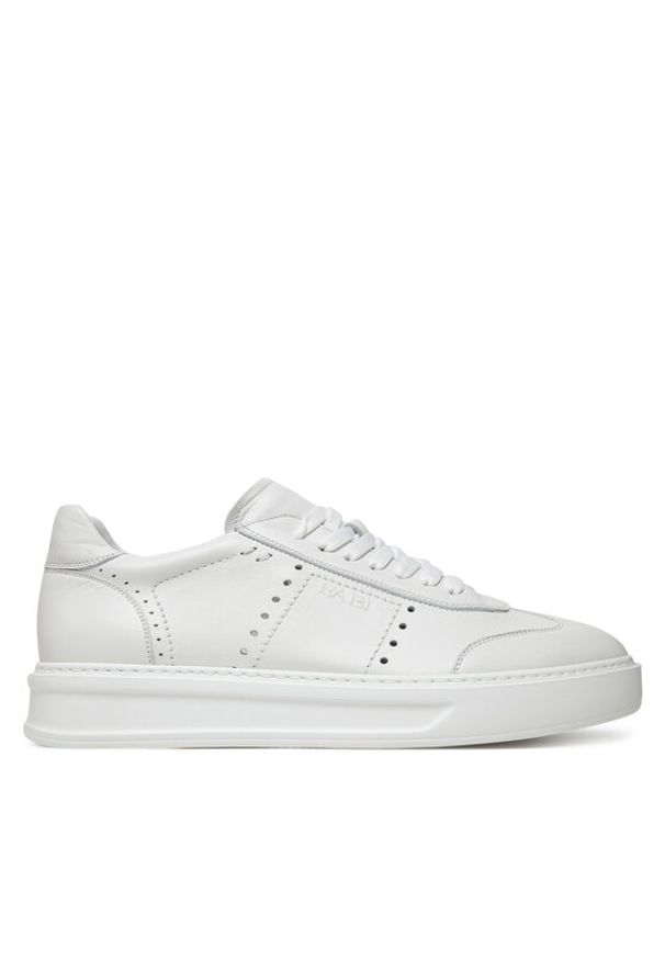 Fabi Sneakersy FU0261 Biały. Kolor: biały. Materiał: skóra