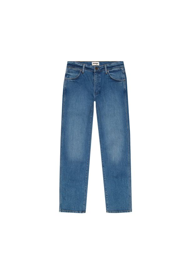 Wrangler - WRANGLER LARSTON MĘSKIE SPODNIE JEANSOWE JEANSY DŻINSY GARNER BLUE W112350846