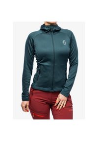 Scott - Bluza polarowa damska SCOTT Defined Tech Hoody. Kolor: zielony. Materiał: polar