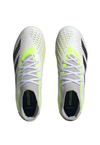 Adidas - Buty adidas Predator Accuracy.2 Fg M GZ0028 białe białe. Kolor: biały. Materiał: materiał. Szerokość cholewki: normalna