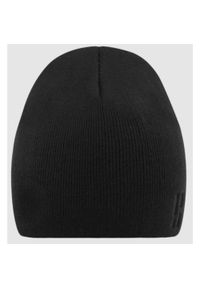 POEDERBAAS - Czarny zimowy kapelusz z dzianiny Poesterbaas - Unisex i wygodny. Kolor: czarny. Materiał: dzianina. Sezon: zima. Styl: sportowy