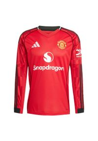 Adidas - Koszulka Manchester United 25/26 Long Sleeve Home. Kolor: czerwony. Długość rękawa: długi rękaw. Sport: piłka nożna #2