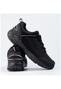 Czarne buty trekkingowe męskie DK. Kolor: czarny. Materiał: materiał #4