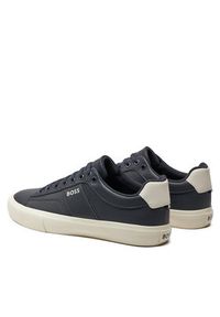 BOSS - Boss Sneakersy Aiden Tenn Flpp 50517289 Granatowy. Kolor: niebieski. Materiał: skóra