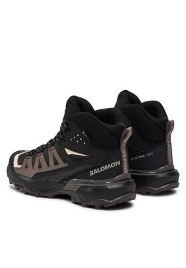 salomon - Salomon Trekkingi X Ultra 360 Mid Gore-Tex L47448600 Czarny. Kolor: czarny. Materiał: materiał