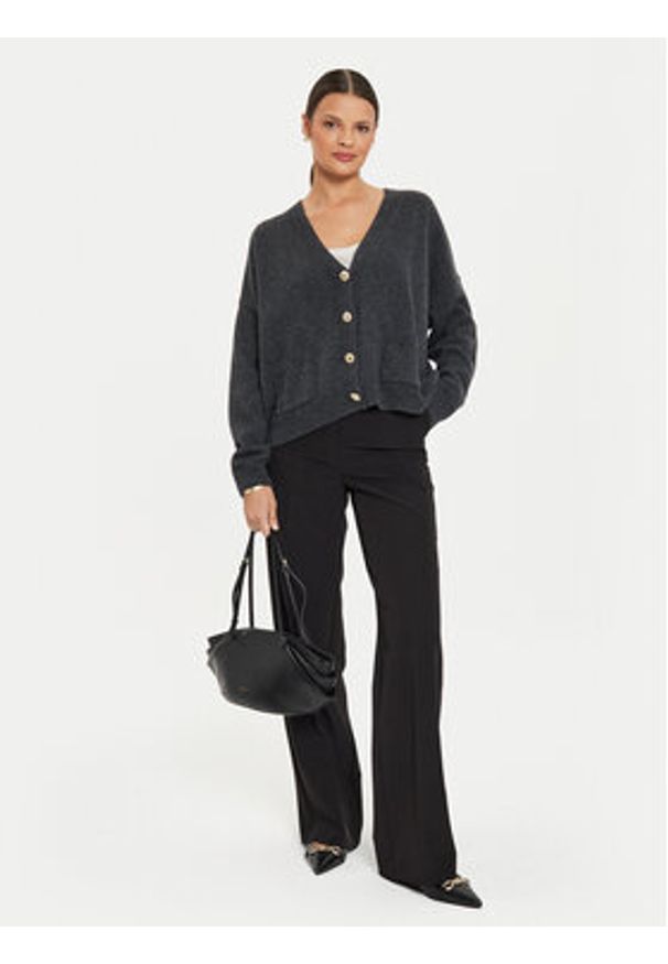 Kontatto Kardigan 3M0172 AI253M06 Szary Regular Fit. Kolor: szary. Materiał: syntetyk