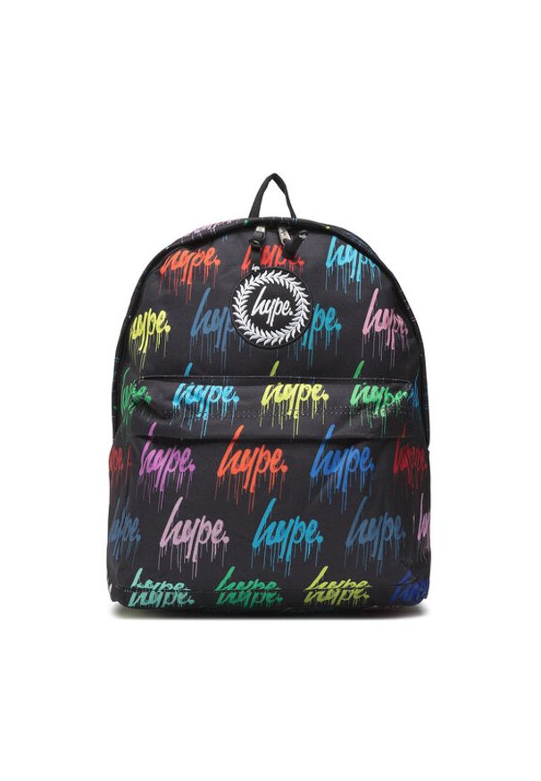 Hype - HYPE Plecak Multi Coloured Wall Graffiti TWLG-705 Czarny. Kolor: czarny. Materiał: materiał