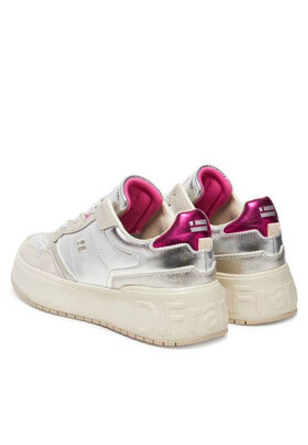 D.Franklin Sneakersy DFSH321095 Srebrny. Kolor: srebrny. Materiał: skóra