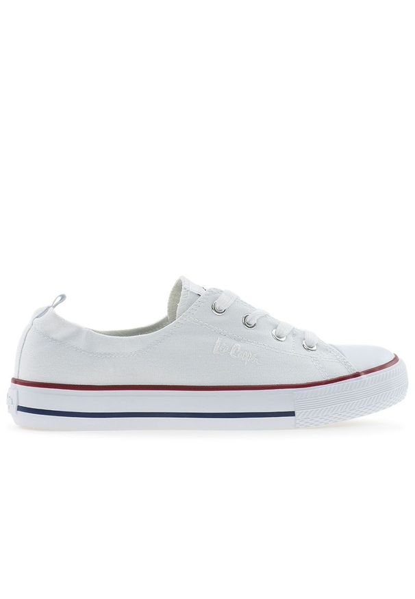 Buty damskie Lee Cooper LCW-25-02-3296L - białe. Okazja: na co dzień. Kolor: biały. Materiał: guma. Szerokość cholewki: normalna