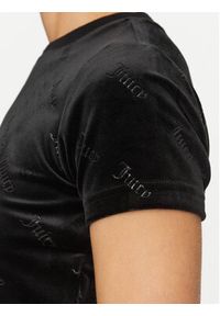 Juicy Couture T-Shirt Kailey JCSSC223421101 Czarny Regular Fit. Kolor: czarny. Materiał: syntetyk #5