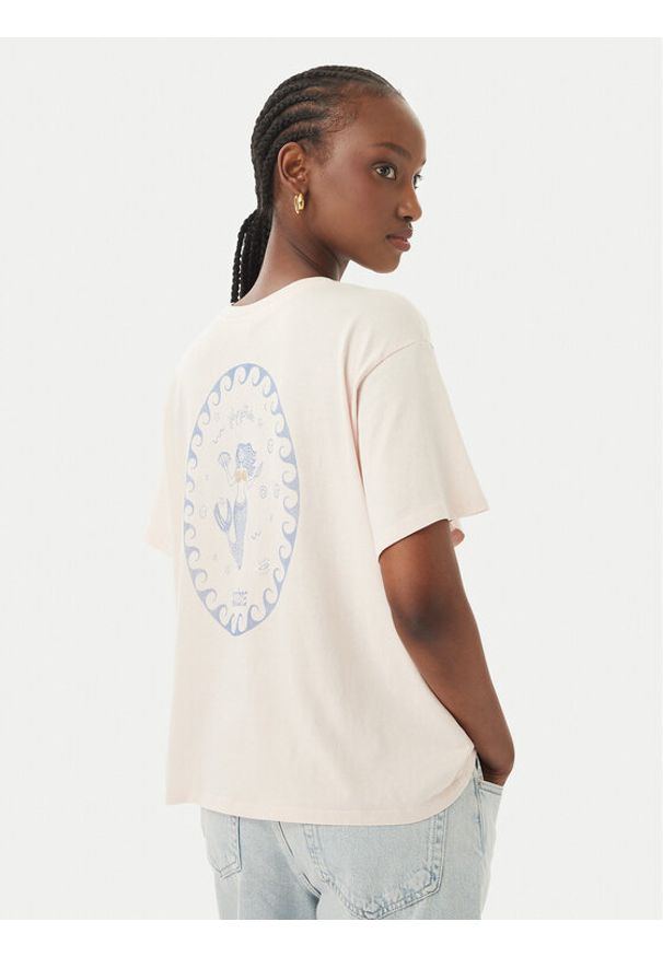 only - ONLY T-Shirt Celine 15374989 Różowy jasny Regular Fit. Kolor: różowy. Materiał: bawełna