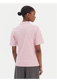 TOMMY HILFIGER - Tommy Hilfiger Polo 1985 WW0WW43224 Różowy Regular Fit. Typ kołnierza: polo. Kolor: różowy. Materiał: bawełna #5