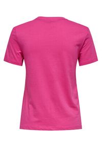 only - ONLY T-Shirt Fun Life 15349901 Różowy Regular Fit. Kolor: różowy. Materiał: bawełna #3