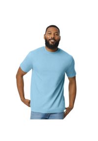 GILDAN - Koszulka Unisex Dla Dorosłych Softstyle Midweight. Kolor: niebieski. Sport: turystyka piesza