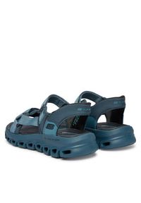 skechers - Skechers Sandały Glide Step Sandal 233382/BLU Granatowy. Kolor: niebieski. Materiał: materiał #5