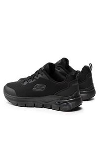 skechers - Skechers Sneakersy Arch Fit Sr 108019EC/BLK Czarny. Kolor: czarny. Materiał: materiał #4