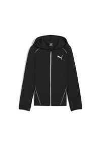 Puma - Młodzieżowa rozpinana bluza z kapturem ACTIVE SPORTS PUMA Black. Typ kołnierza: kaptur. Kolor: czarny. Styl: młodzieżowy