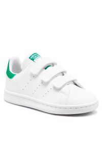 Adidas - Buty adidas Stan Smith Cf C FX7534 Ftwwht/Fthwht/Green. Kolor: biały. Materiał: skóra. Model: Adidas Stan Smith