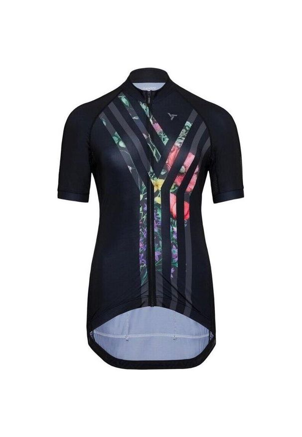 Damski jersey Silvini Calnia. Kolor: zielony, czarny, brązowy, wielokolorowy. Materiał: jersey. Sport: kolarstwo
