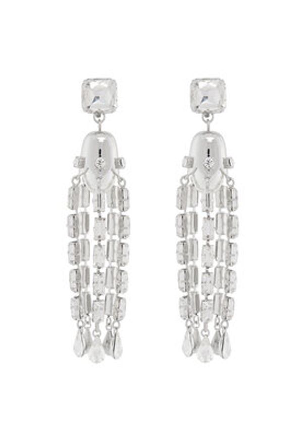 Weekend Max Mara Klipsy Callas 2525756095650 Srebrny. Materiał: metalowe. Kolor: srebrny