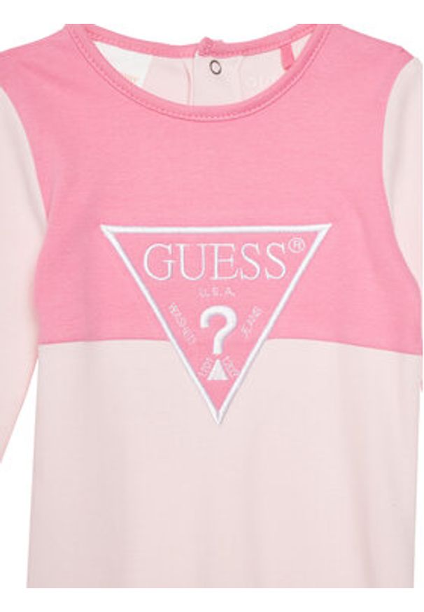 Guess Pajac 5YW07 KA6W4 Różowy. Kolor: różowy. Materiał: bawełna