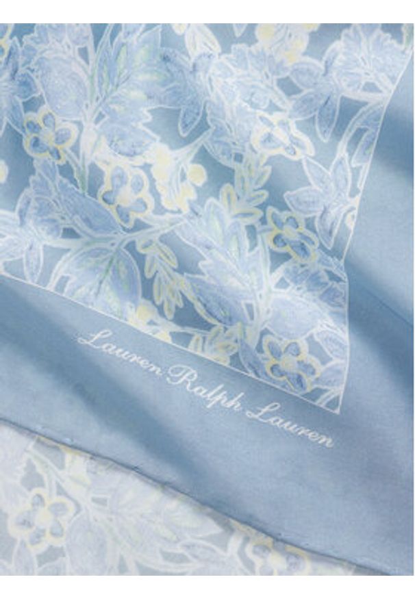 Lauren Ralph Lauren - LAUREN RALPH LAUREN Chusta 454P14497002 Błękitny. Kolor: niebieski. Materiał: jedwab