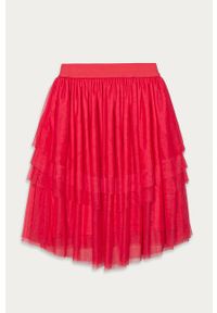 Guess - Spódnica dziecięca 116-175 cm. Kolor: różowy. Materiał: poliester, materiał, dzianina. Wzór: gładki #3