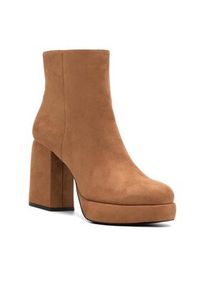 Jenny Fairy Botki KLARE WYL3592-1 Brązowy. Kolor: brązowy. Materiał: materiał #4