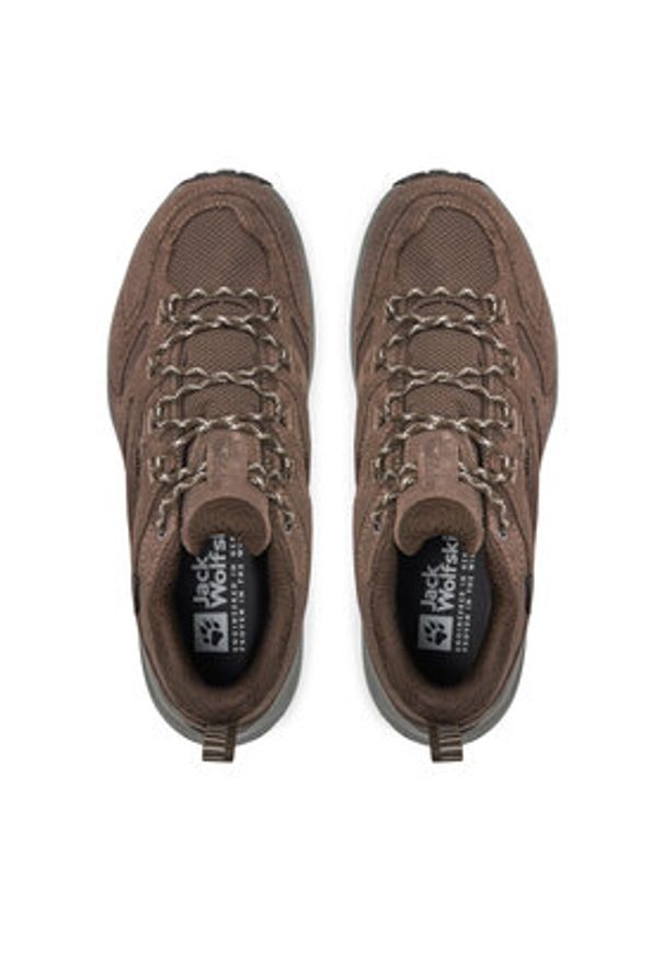 Jack Wolfskin Trekkingi Vojo Tour Texapore Low M A62070 Brązowy. Kolor: brązowy. Materiał: skóra. Sport: turystyka piesza