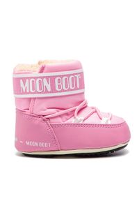 Śniegowce Moon Boot. Kolor: różowy