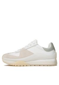 Calvin Klein Sneakersy Origin Runner Lace Up HW0HW01627 Biały. Kolor: biały. Materiał: skóra
