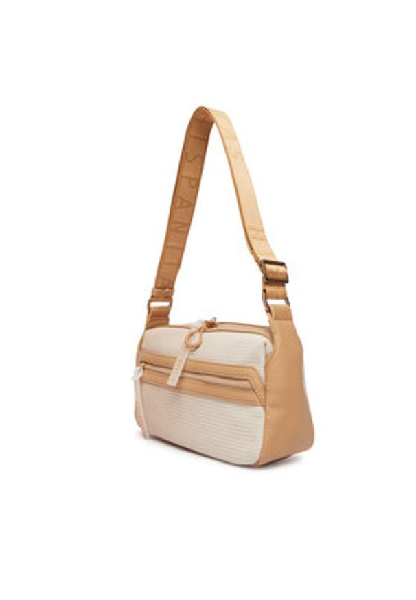 Hispanitas Torebka BV264723 Beżowy. Kolor: beżowy. Materiał: skórzane