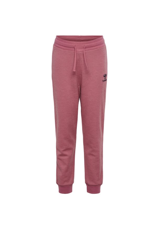 Spodnie dresowe dla dzieci Hummel Wong. Kolor: różowy. Materiał: dresówka