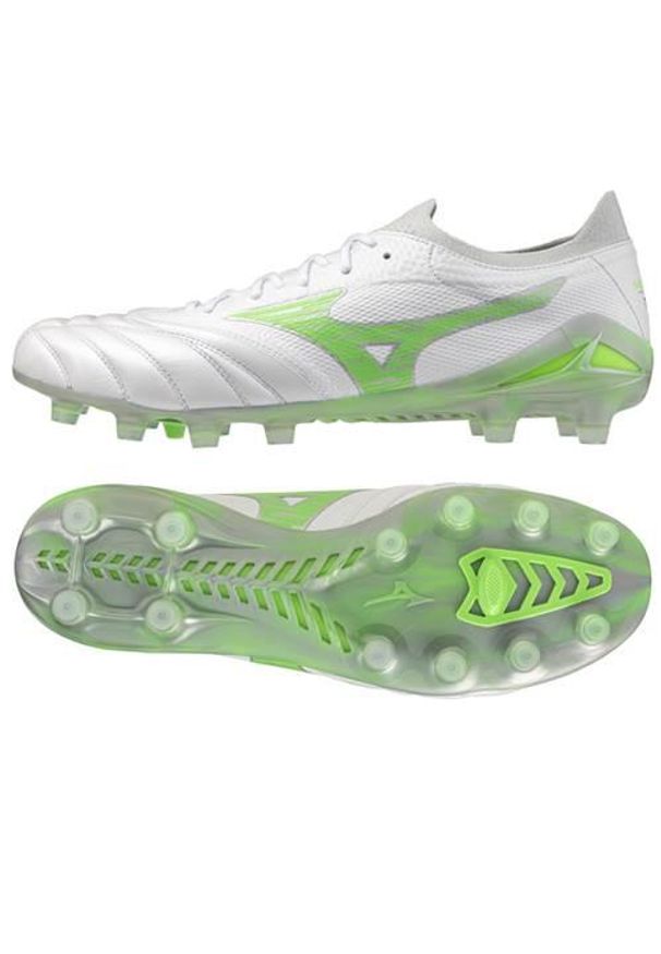 Buty piłkarskie męskie Mizuno Morelia Neo Iv Beta Elite Fg. Kolor: biały. Materiał: materiał, syntetyk. Szerokość cholewki: normalna. Sport: piłka nożna