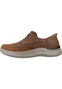 skechers - Buty sportowe Sneakersy męskie, Slip-Ins: Rory. Kolor: brązowy. Model: Skechers Sport. Sport: turystyka piesza
