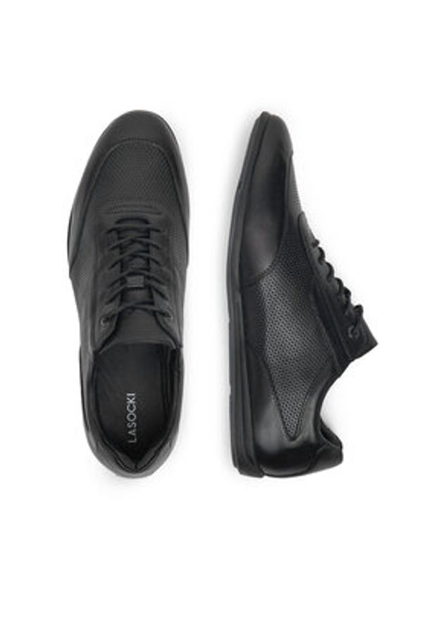 Lasocki Półbuty MARIO-02 MI24 Czarny. Kolor: czarny. Materiał: skóra