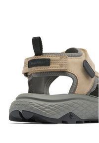 columbia - Columbia Sandały Peakfreak Rush Leather 2121251 Brązowy. Kolor: brązowy. Materiał: materiał #7