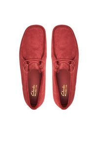 Clarks Półbuty Wallabee 26180921 Czerwony. Kolor: czerwony. Materiał: skóra #6