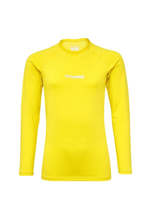 Dziecięcy dżersej z długim rękawem Hummel Bl Performance. Kolor: wielokolorowy, żółty, czarny. Materiał: jersey. Długość rękawa: długi rękaw. Długość: długie. Sport: koszykówka