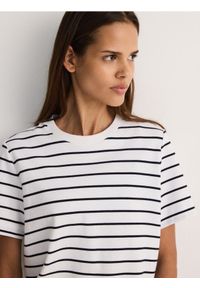 Reserved - T-shirt z bawełny merceryzowanej - wielobarwny. Materiał: bawełna