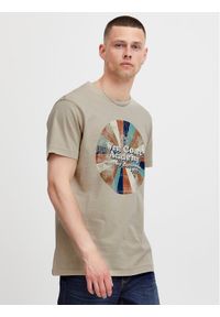 Blend T-Shirt 20715768 Beżowy Regular Fit. Kolor: beżowy. Materiał: bawełna #1