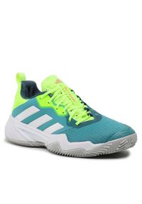 Adidas - adidas Buty do tenisa Barricade Cl M ID1557 Turkusowy. Kolor: turkusowy. Materiał: materiał. Sport: tenis #1