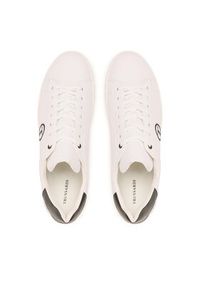 Trussardi Jeans - Trussardi Sneakersy 77A00511 Biały. Kolor: biały. Materiał: skóra #6
