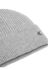 Calvin Klein Czapka Ck Metal Wool Beanie LV04D8032G Szary. Kolor: szary. Materiał: wełna #3