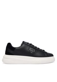 Guess Sneakersy FMFBAN LEL12 Czarny. Kolor: czarny. Materiał: skóra