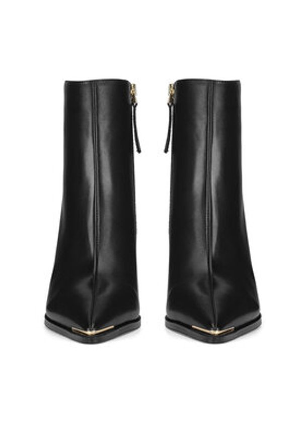 Gino Rossi Botki WGA3278-1Z Czarny. Kolor: czarny. Materiał: skóra