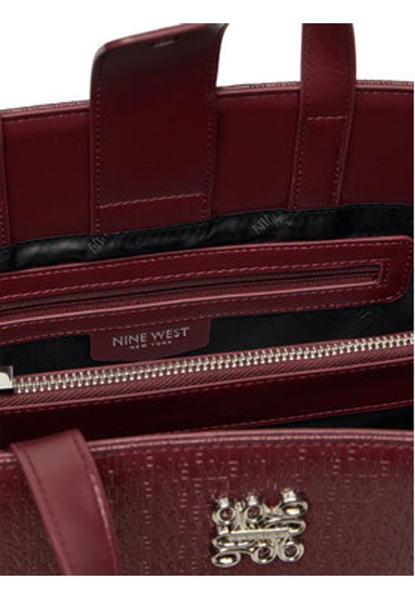 Nine West Torebka CEO-HAMPSHIRE-III-LDA8174 Bordowy. Kolor: czerwony