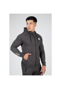 GORILLA WEAR - Payette Bluza z kapturem zapinana na suwak - Szary. Typ kołnierza: kaptur. Kolor: szary. Sport: fitness