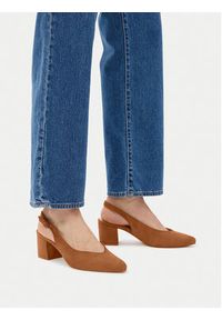 Jenny - JENNY Czółenka S4P96928-01 Beżowy. Kolor: beżowy. Materiał: materiał #6