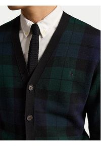 Polo Ralph Lauren Kardigan 710B23895001 Zielony Regular Fit. Typ kołnierza: polo. Kolor: zielony. Materiał: wełna #5
